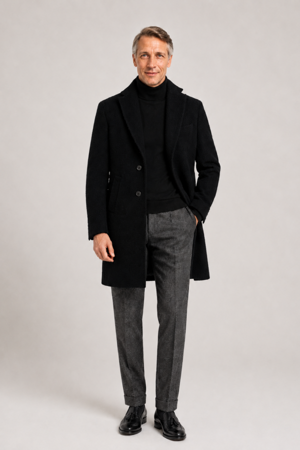 Cappotto Monopetto Panno Casentino