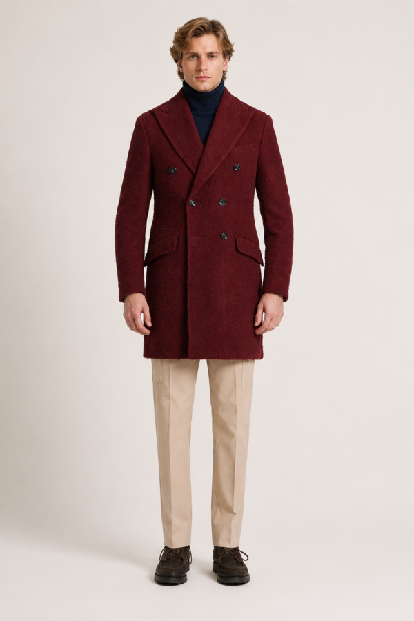 Cappotto Doppiopetto Panno Casentino