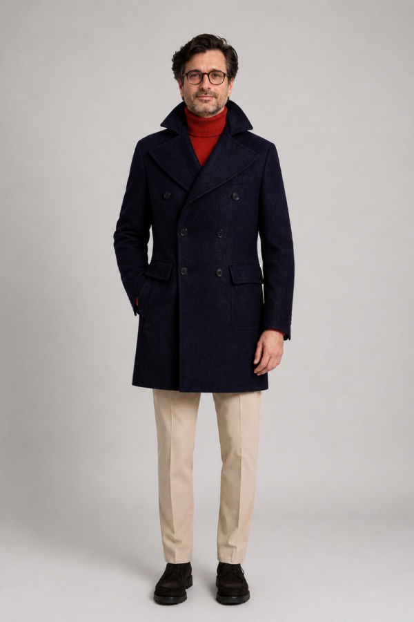 Cappotto Doppiopetto in Lana