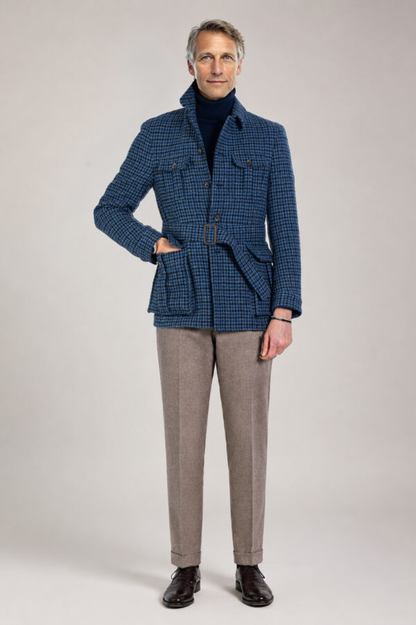 Sahariana in Harris Tweed